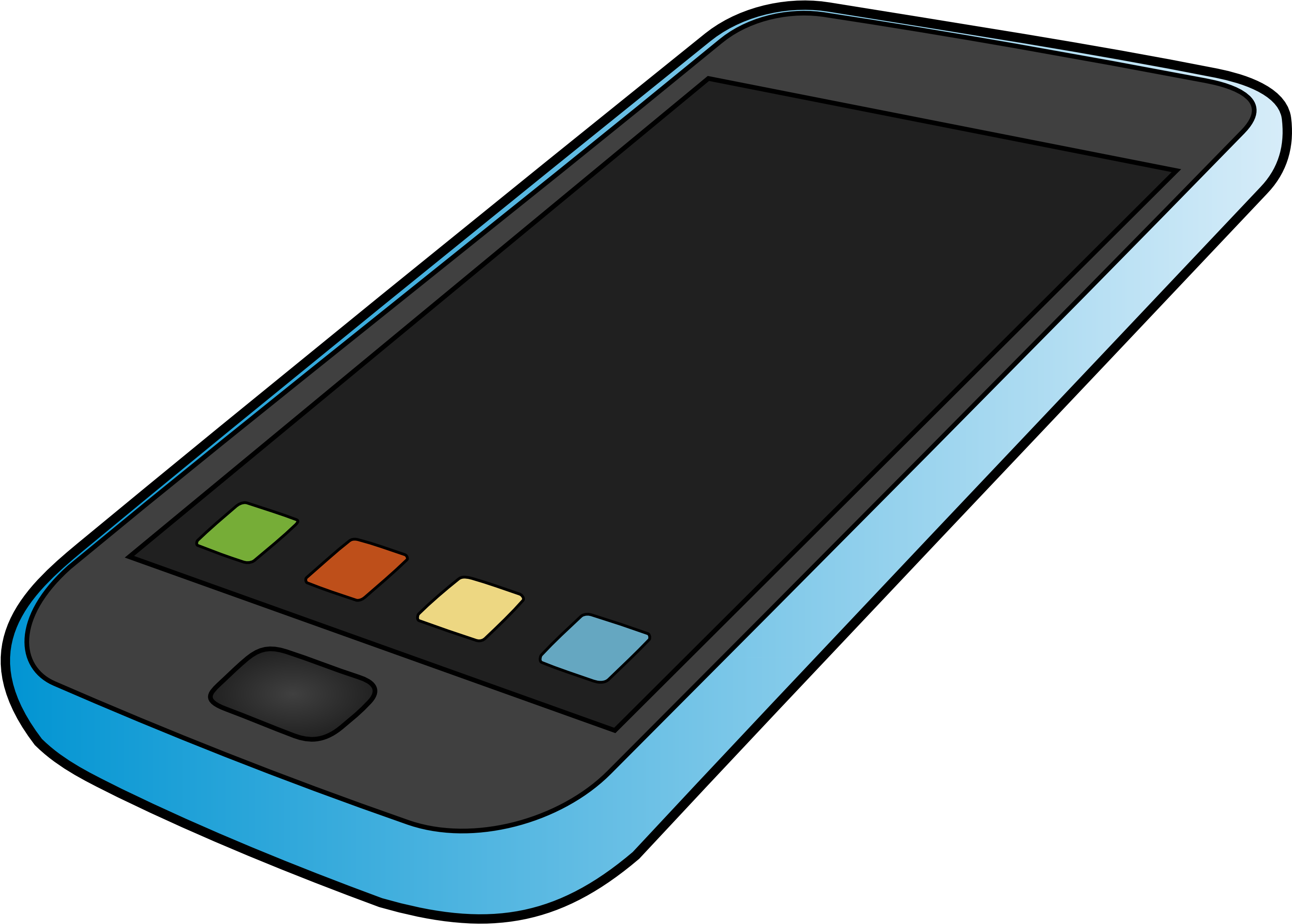 Modern Smartphone Vector Illustration PNG