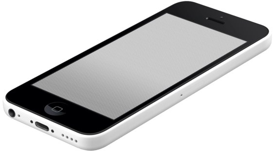 Modern Smartphoneon Gray Background PNG