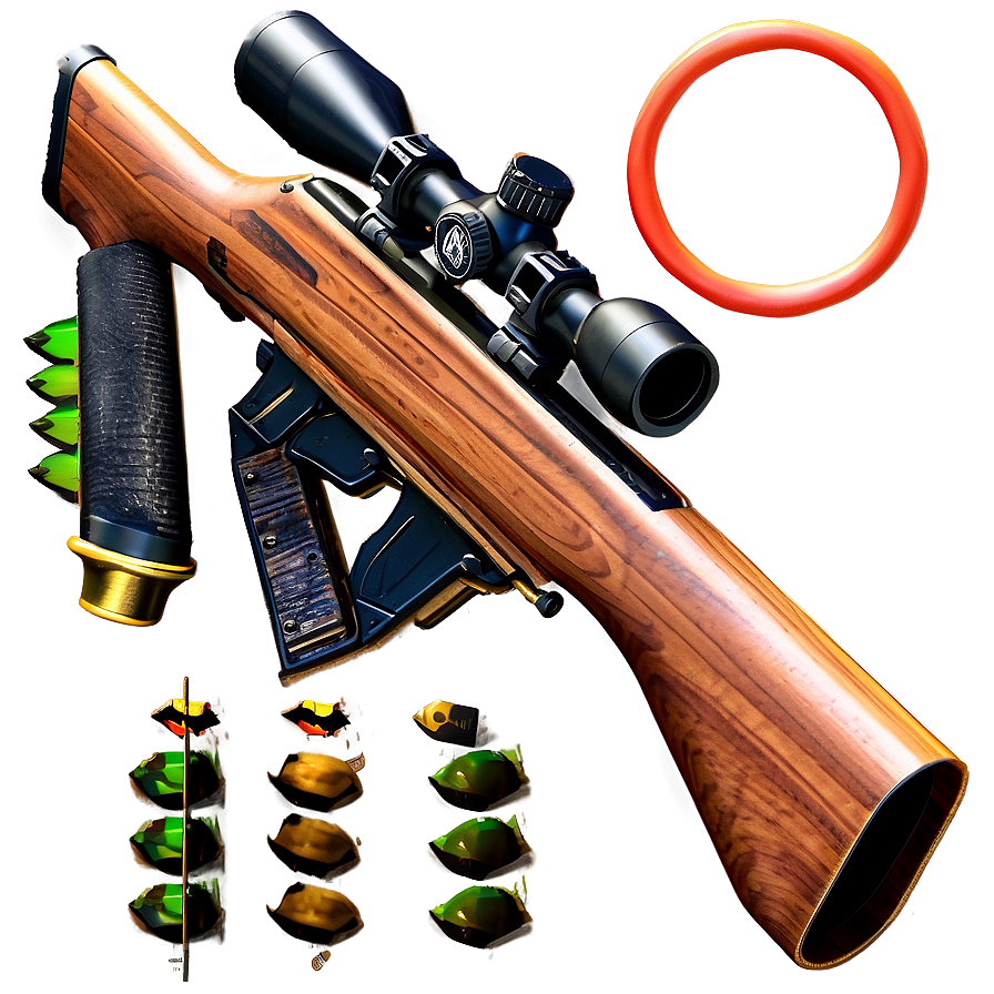 Modern Sniper Rifle Png Mls PNG