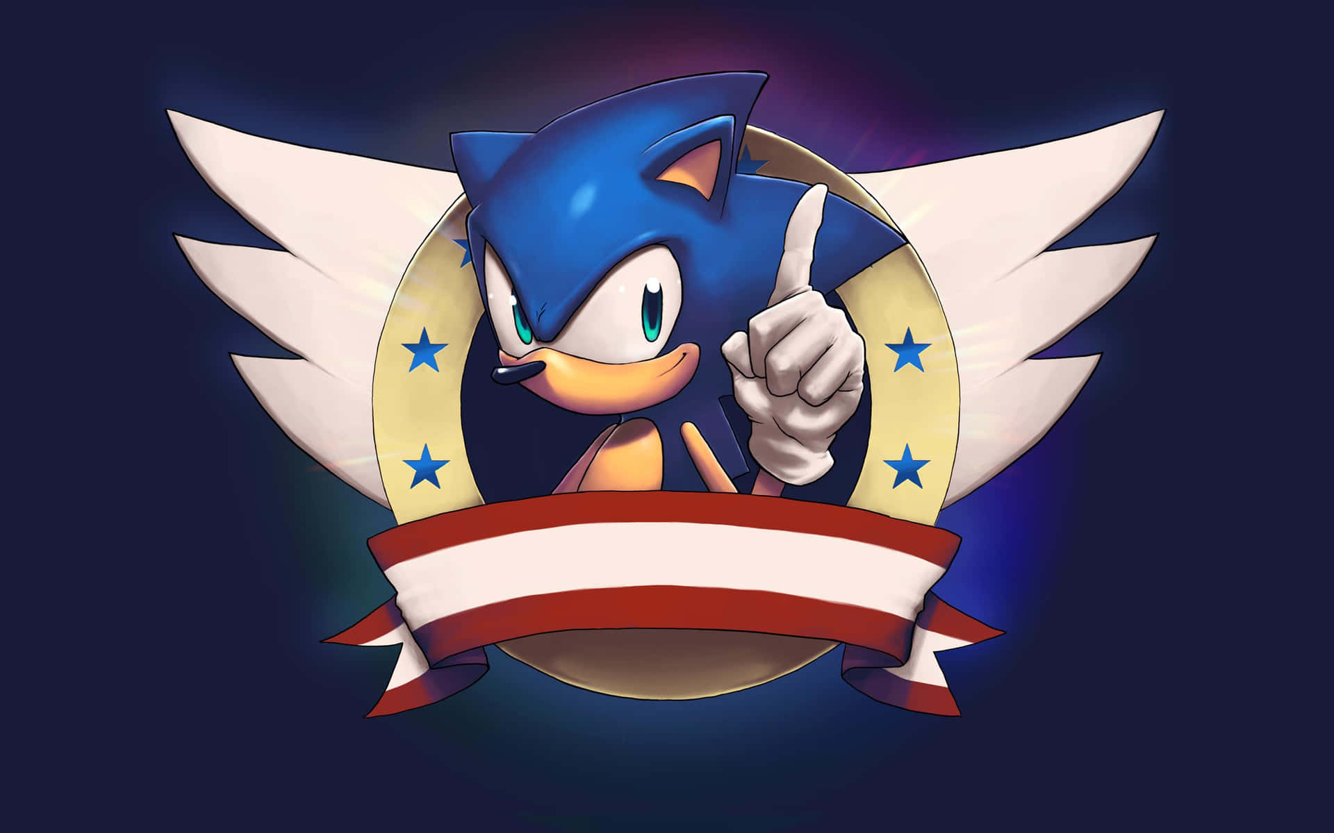 Sonic the Hedgehog in Action Wallpaper
