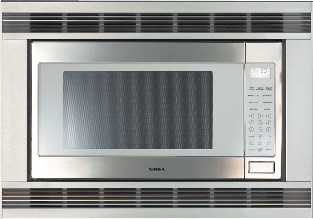 Modern Stainless Steel Microwave Oven PNG