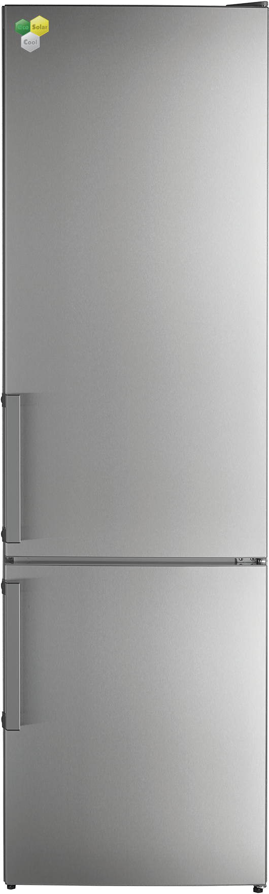 Modern Stainless Steel Refrigerator PNG