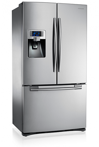 Modern Stainless Steel Refrigerator PNG