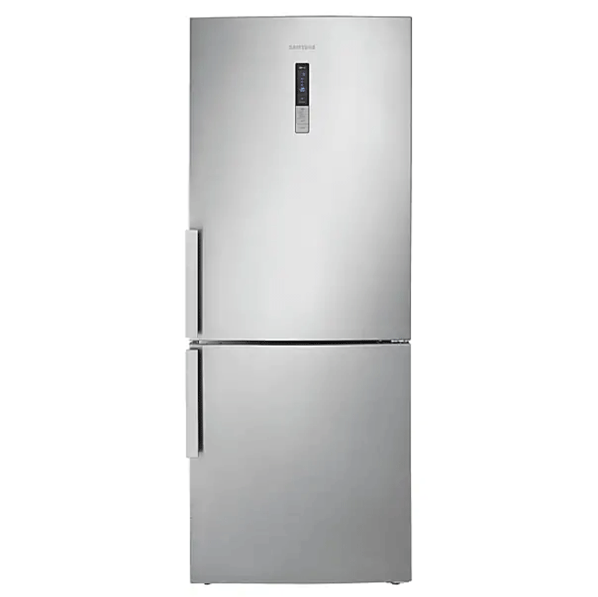 Modern Stainless Steel Refrigerator PNG