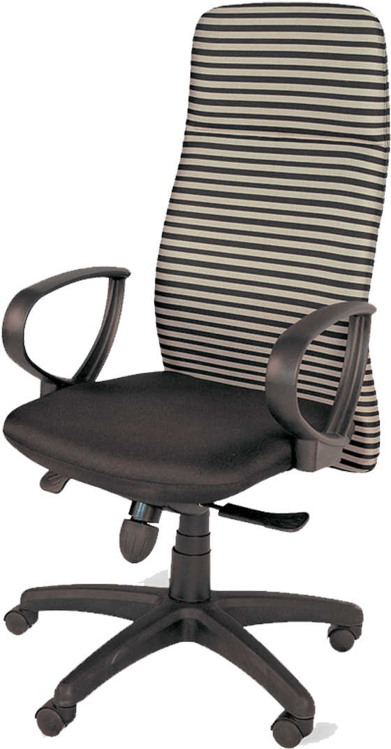 Modern Striped Office Chair.png PNG