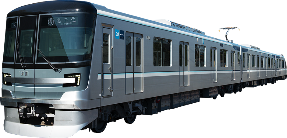 Modern Subway Train Isolated PNG