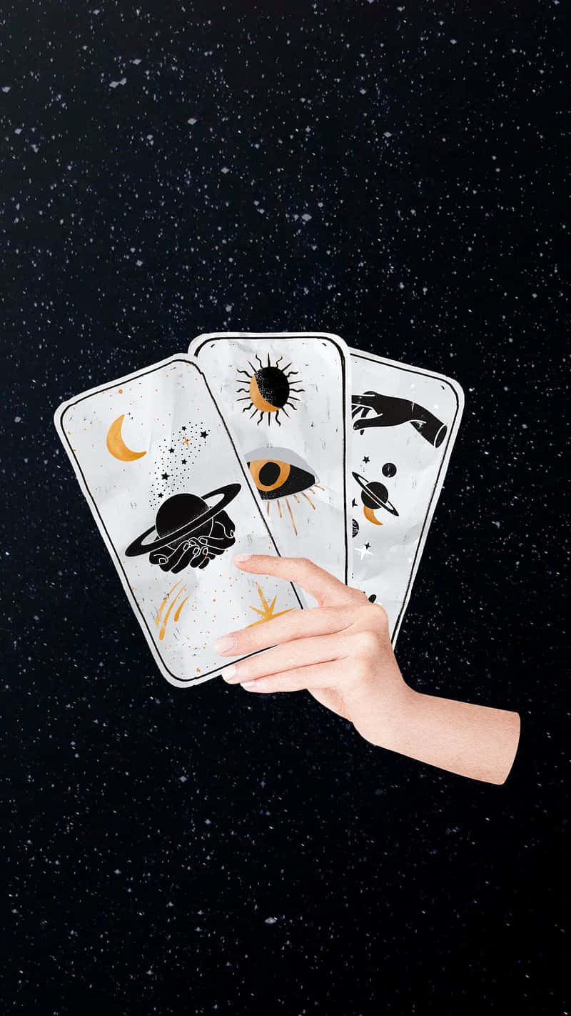 Modern Tarot Cards Aesthetic Wallpaper
