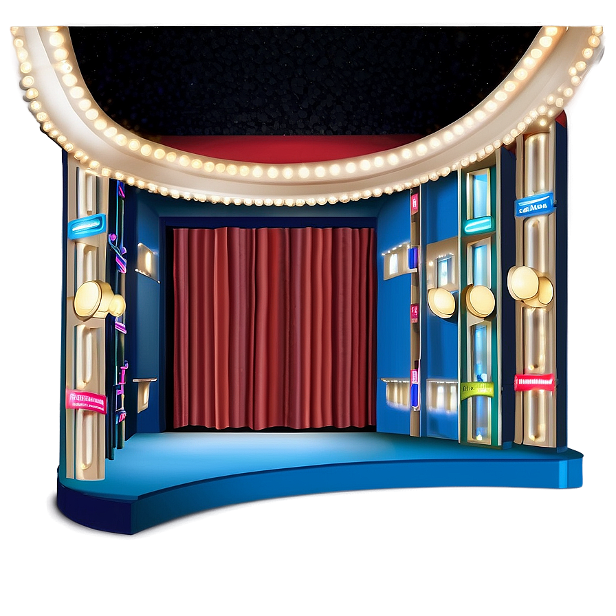Modern Theatre Stage Png Sxv PNG