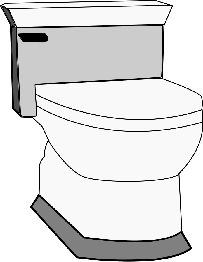 Modern Toilet Illustration PNG