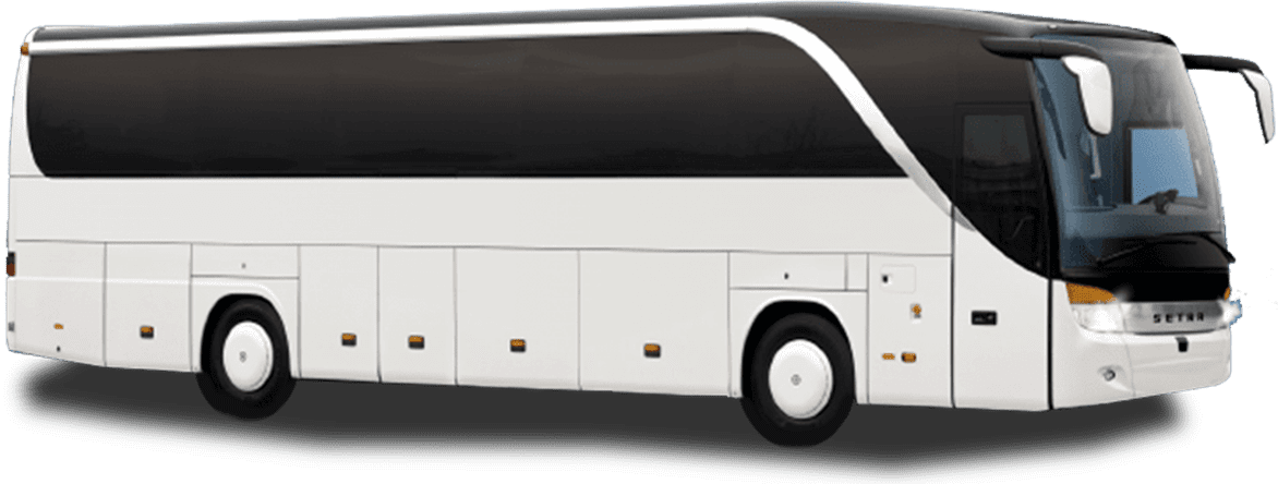 Modern Tourist Coach Bus PNG
