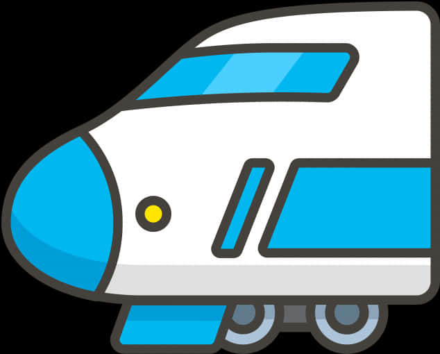Modern Train Illustration PNG