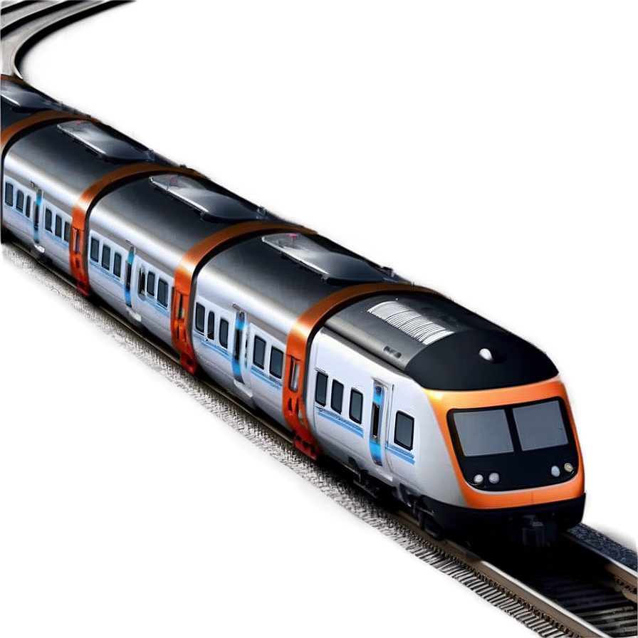 Modern Train Track Design Png 3 PNG