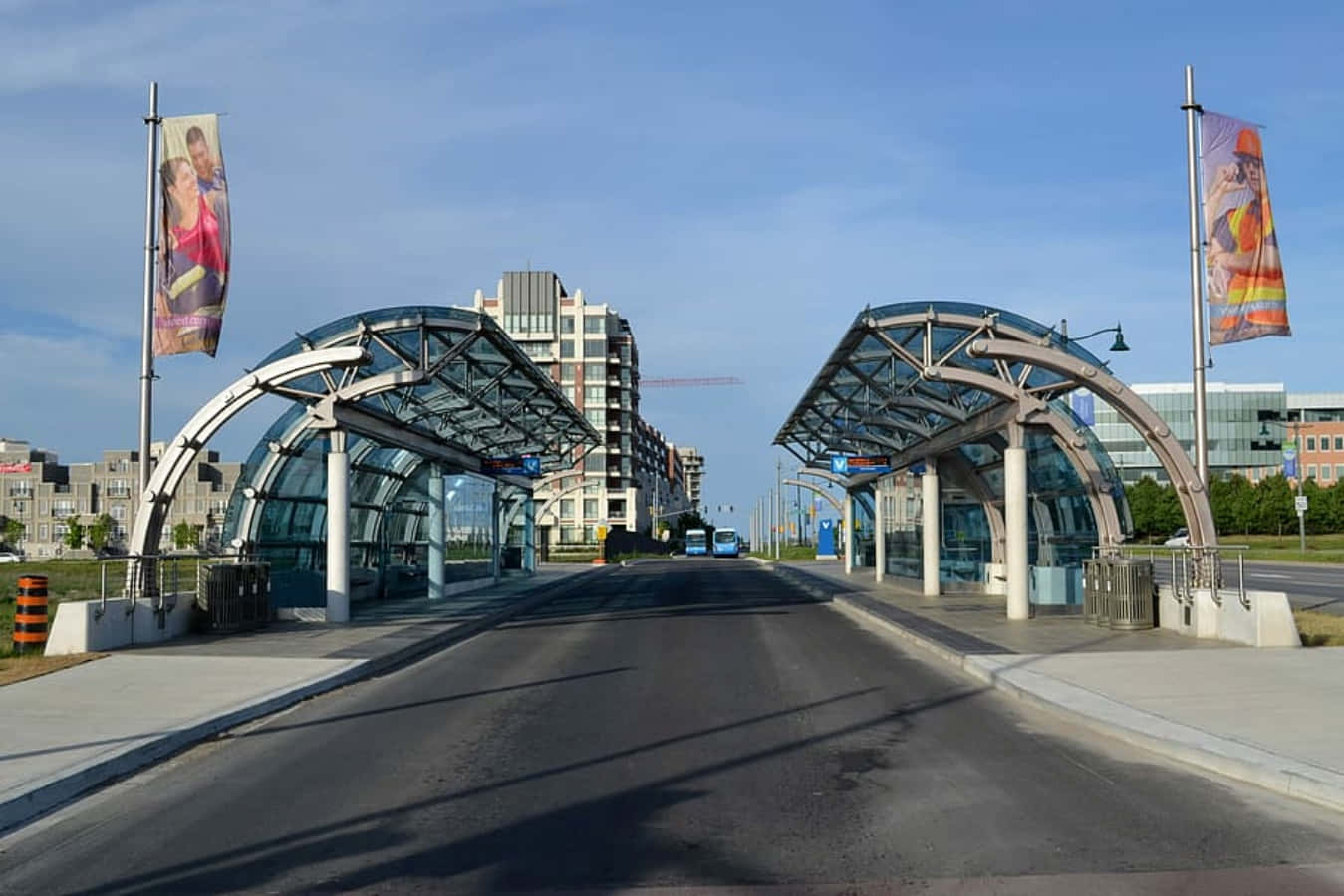 Modern Transit Station Markham Ontario Wallpaper