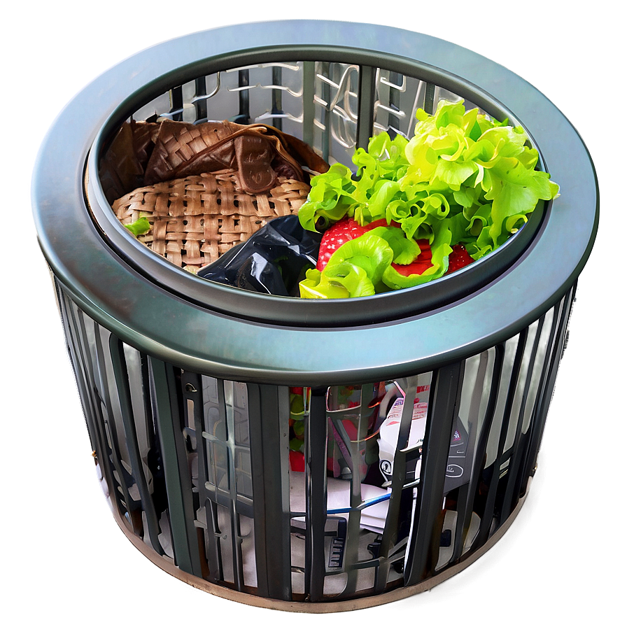 Modern Trash Bin Design Png Mki56 PNG