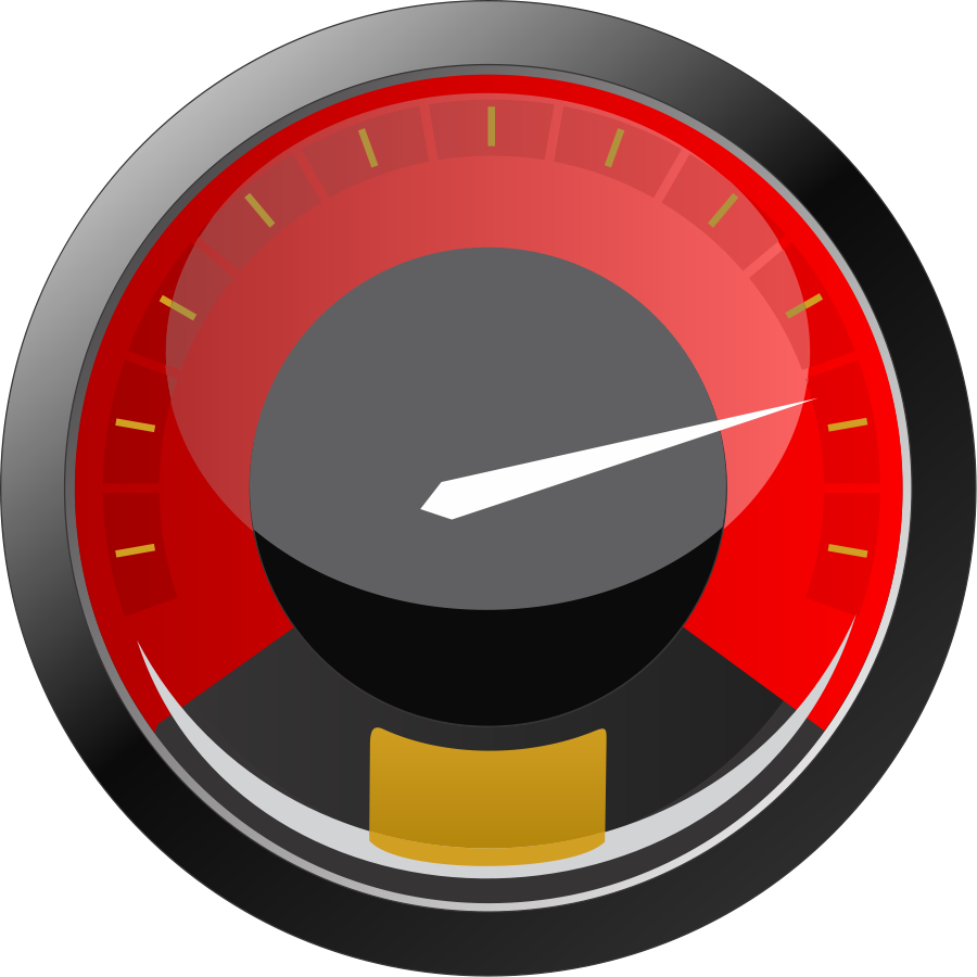 Modern Vehicle Speedometer Illustration PNG