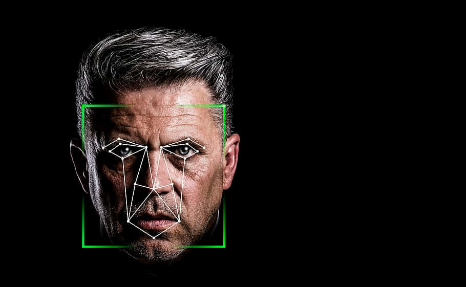 Modern Verified Face Scanner Wallpaper