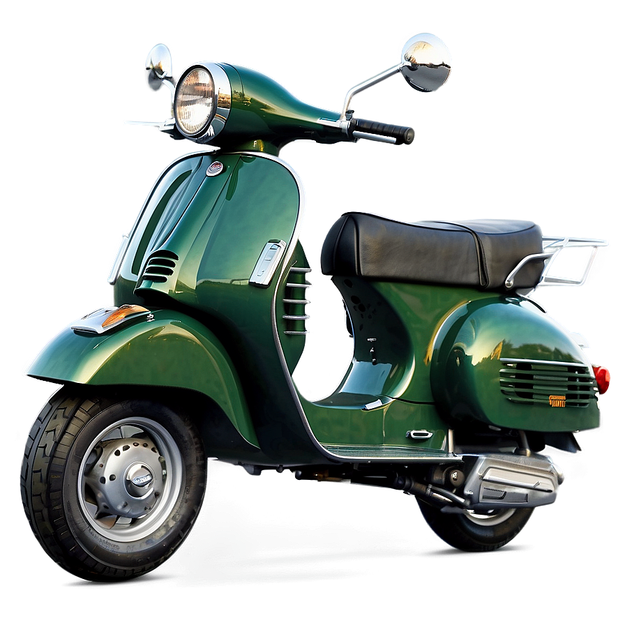 Modern Vespa Motorcycle Png 15 PNG