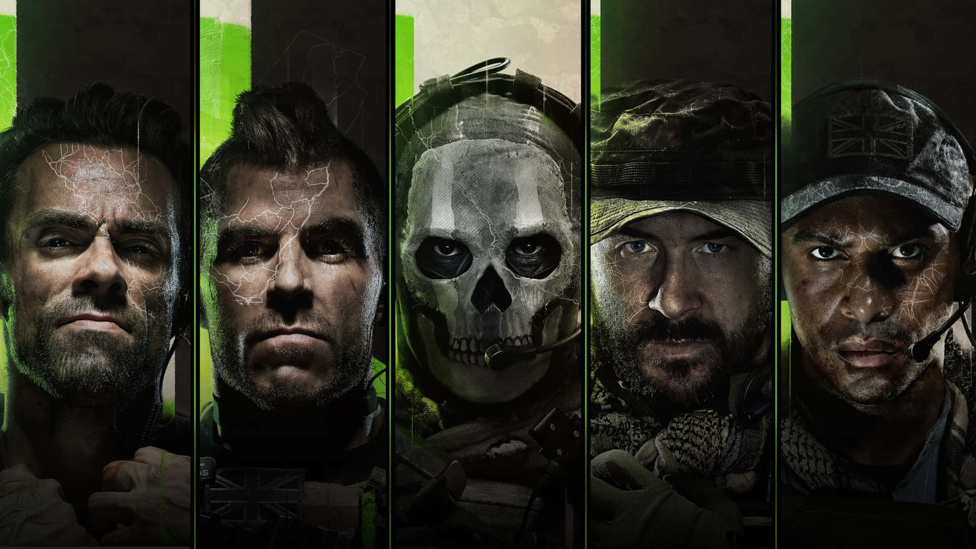 Modern Warfare Characters Montage Wallpaper