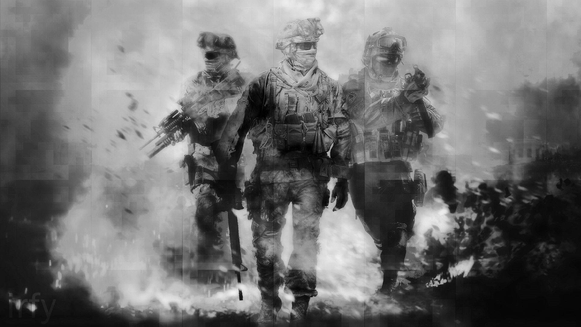 Download Modern Warfare Game Soldiers Wallpaper 