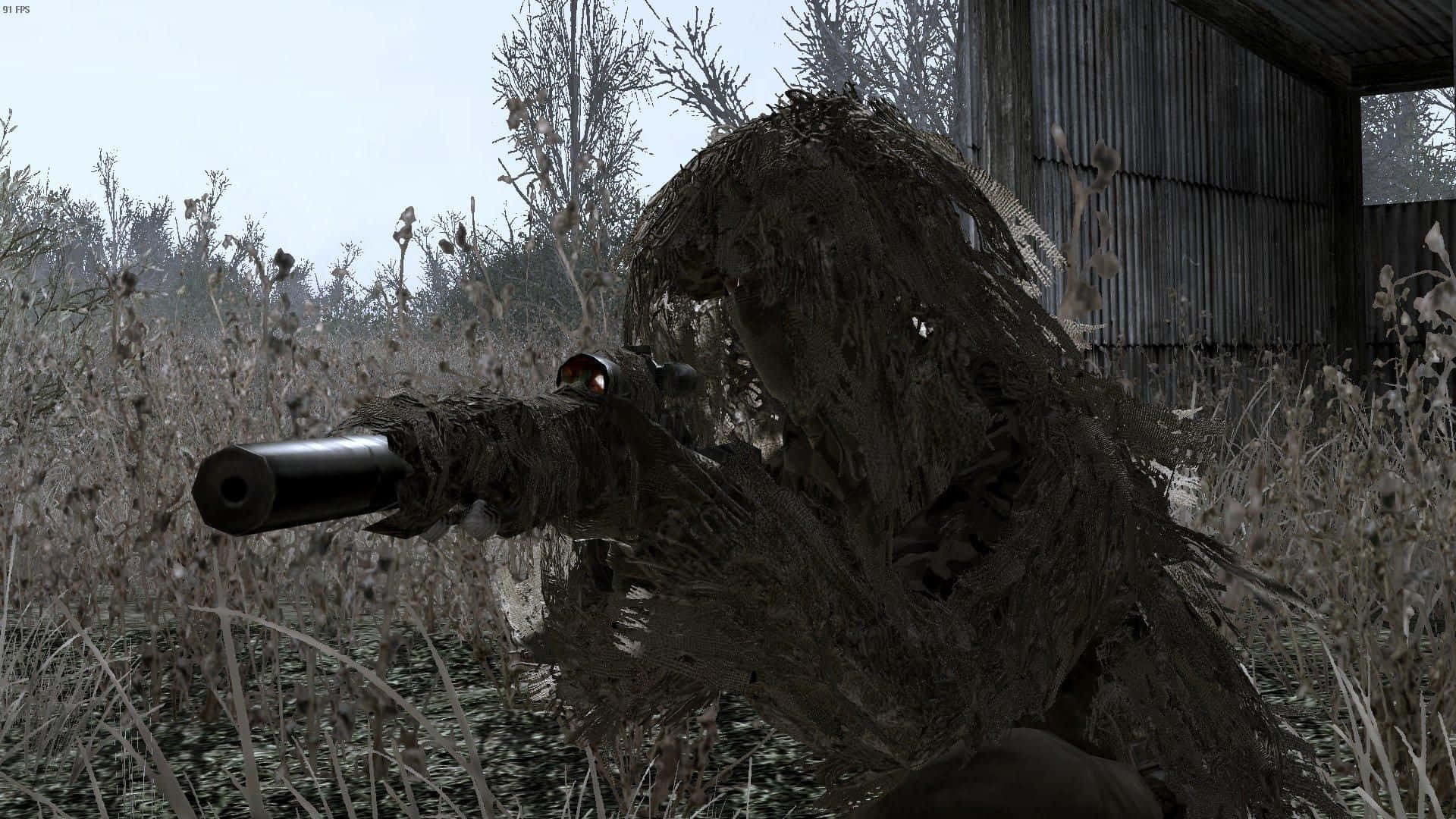 Modern Warfare Ghillie Sniper Wallpaper