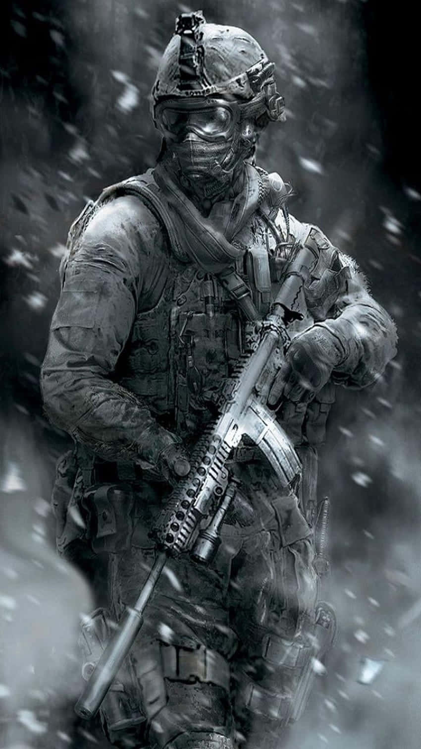 Modern Warfare Soldierin Action Wallpaper
