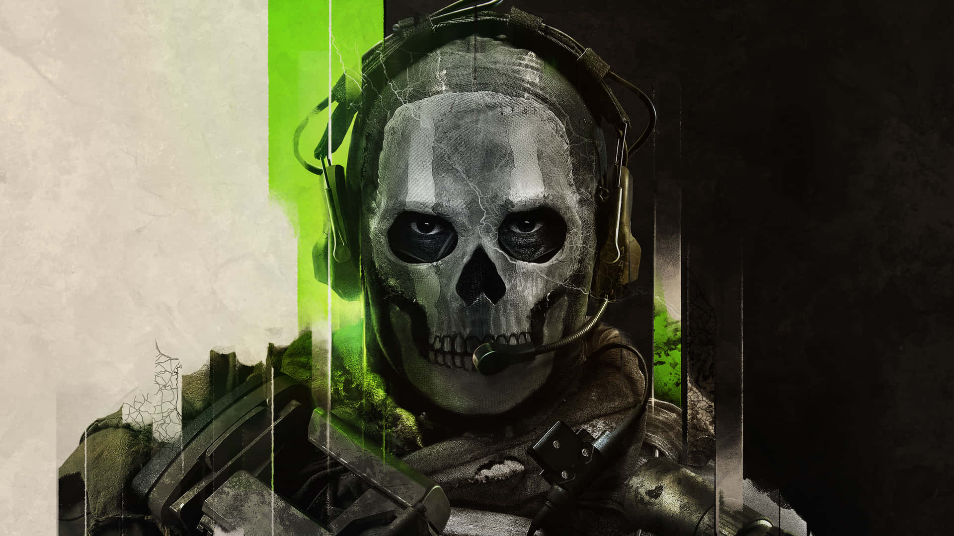 Modern Warfare2 Ghost Operator Artwork Wallpaper