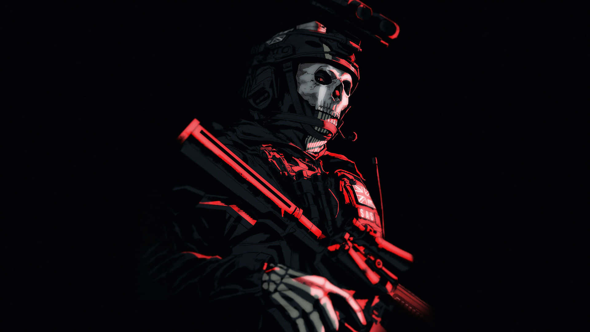 Modern Warfare2 Ghost Operator Wallpaper