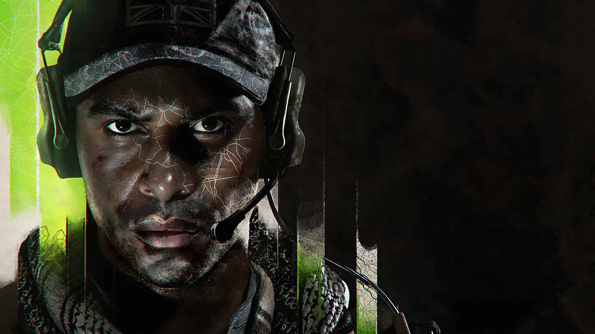 Modern Warfare2 Intense Soldier Portrait Wallpaper