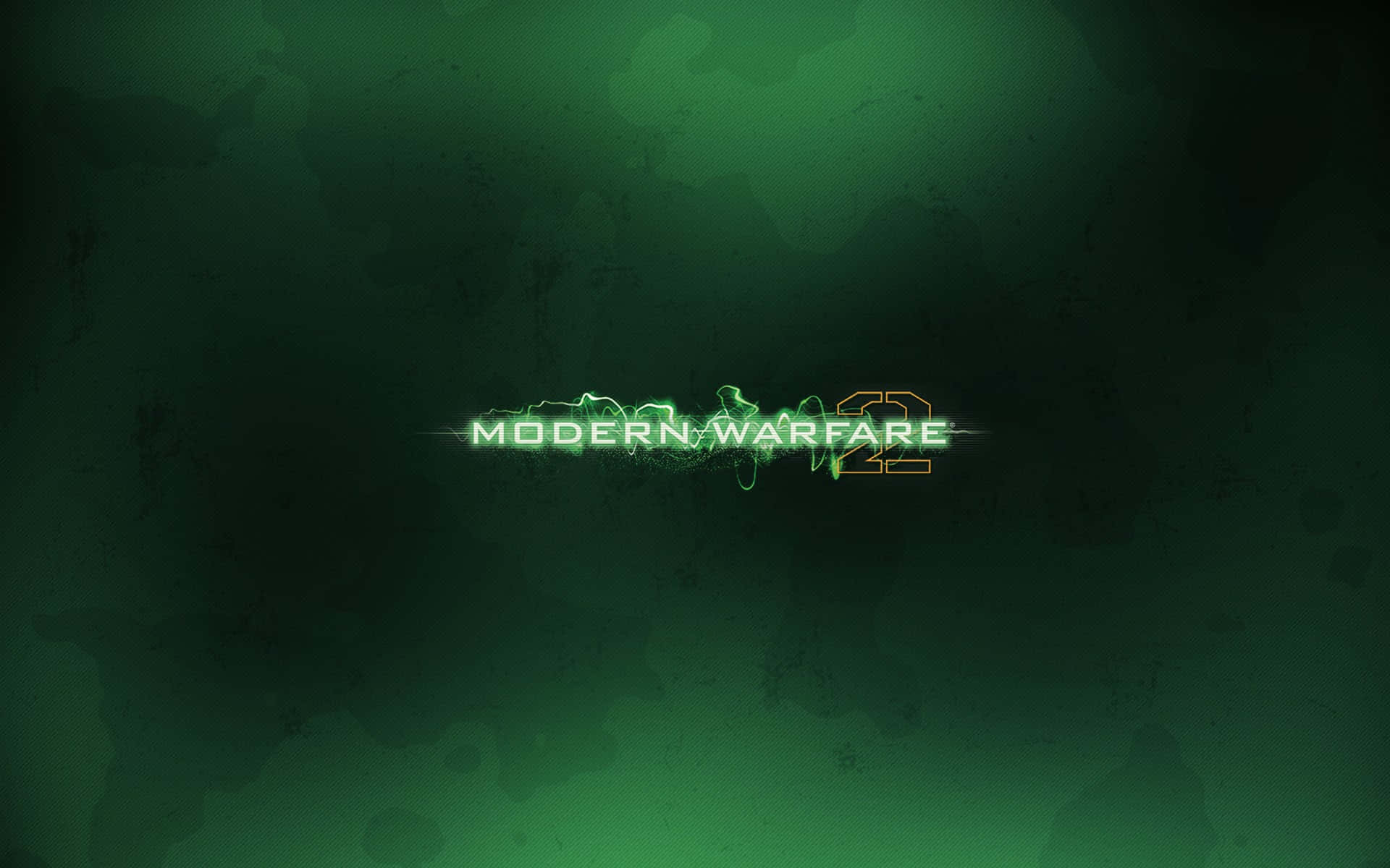 Modern Warfare2 Logo Green Background Wallpaper