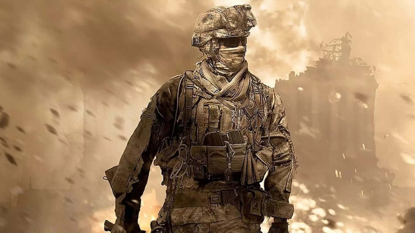 Modern Warfare2 Soldier Artwork Wallpaper