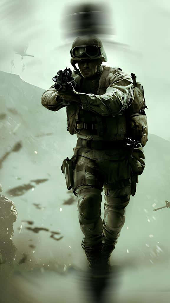 Modern Warfare2 Soldier Ready For Combat Wallpaper