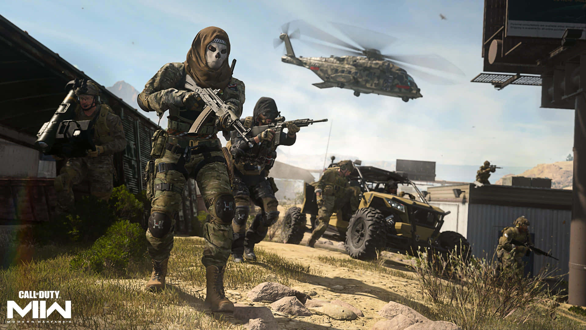 Modern Warfare2 Squad Advancing Wallpaper