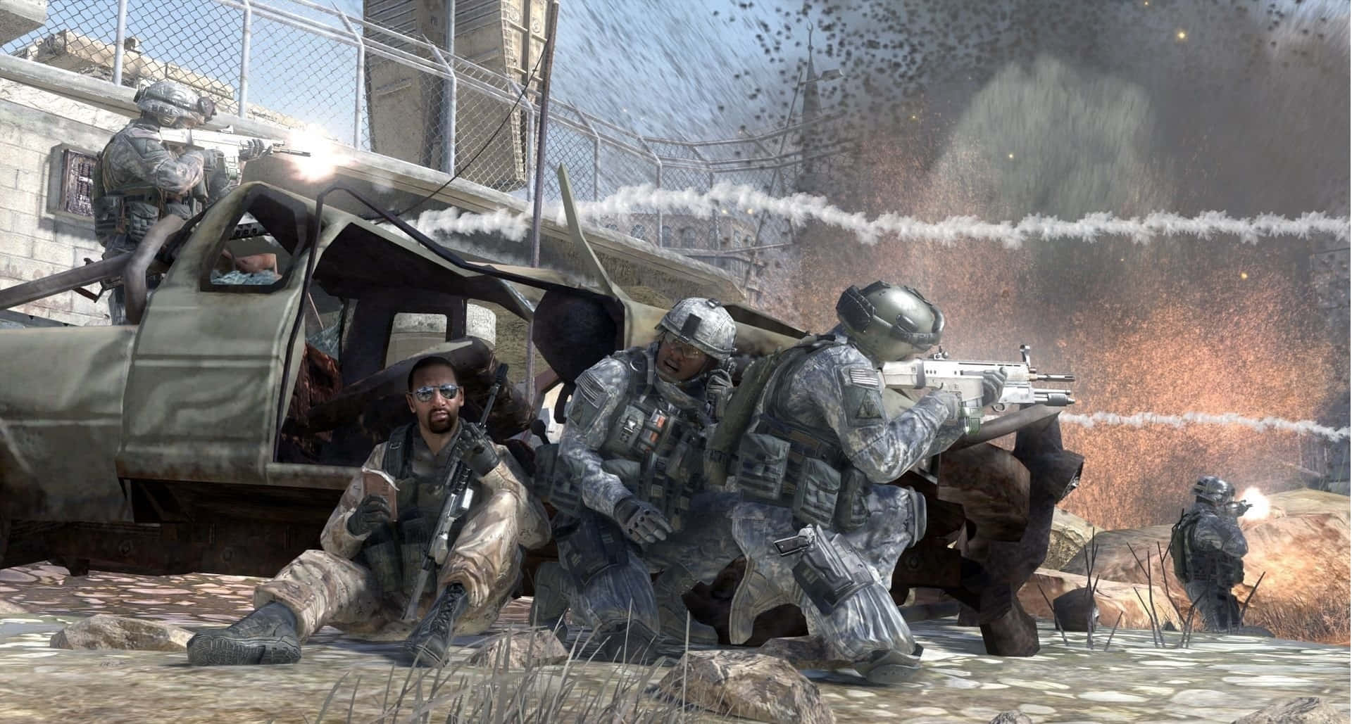 Modern Warfare4 Combat Scene Wallpaper