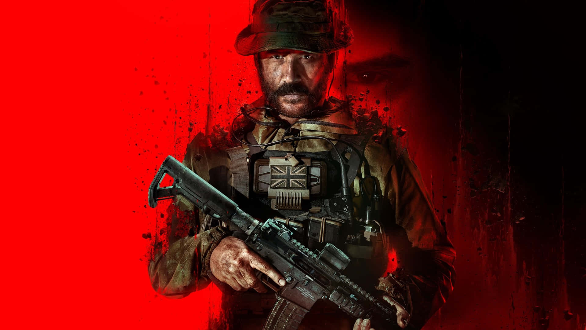 Modern Warfare4 Soldier Red Backdrop.jpg Wallpaper