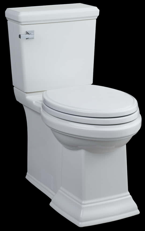 Modern White Ceramic Toilet PNG