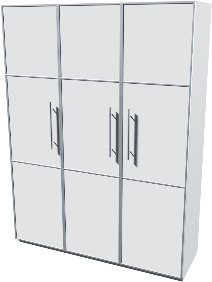 Modern White Cupboard Closet Design PNG