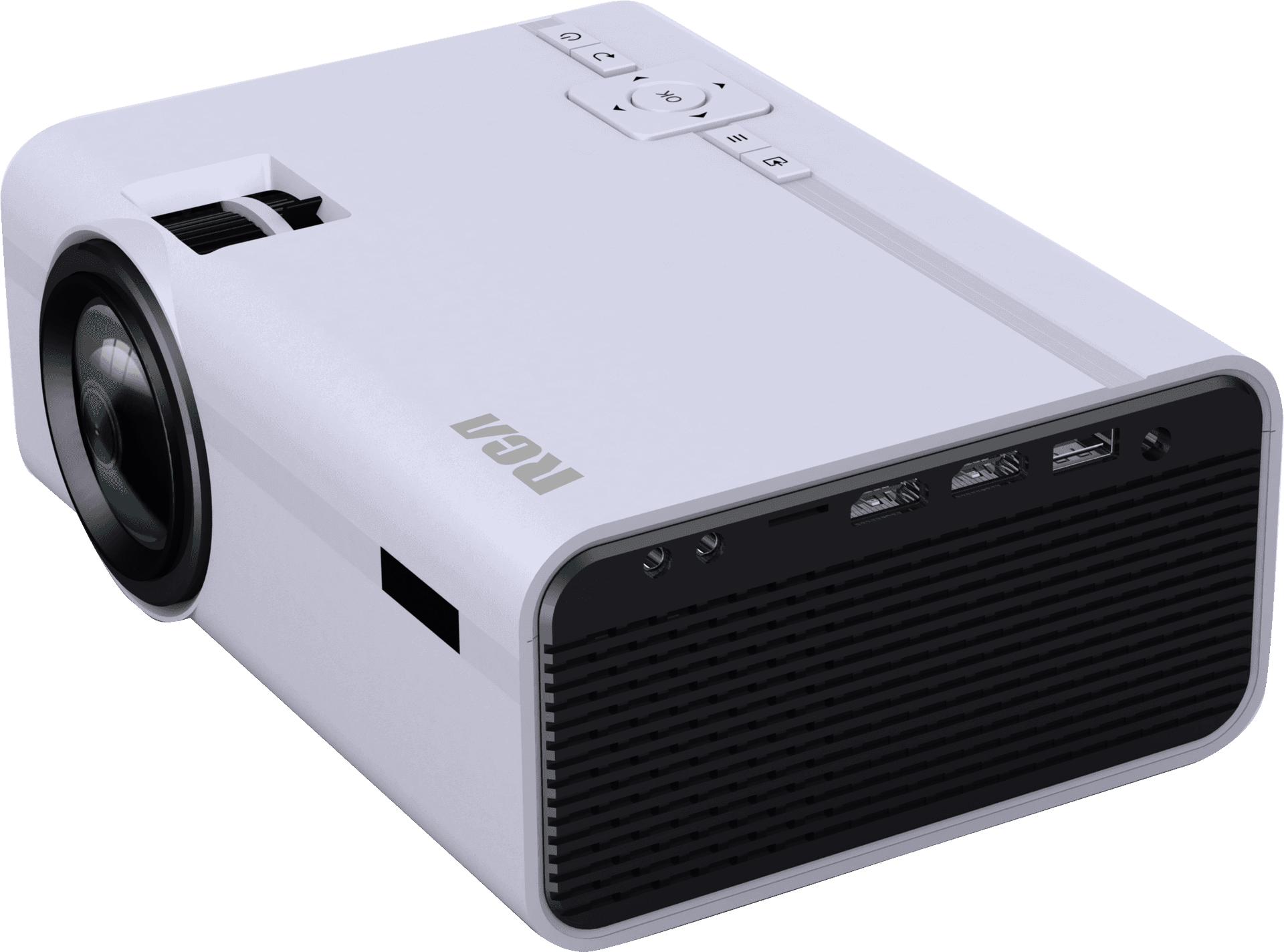 Modern White Home Theater Projector PNG