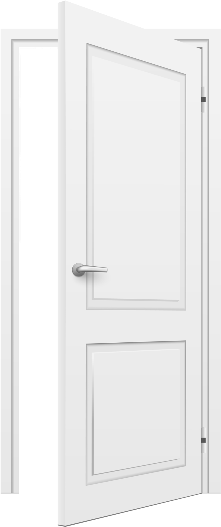 Modern White Interior Door PNG
