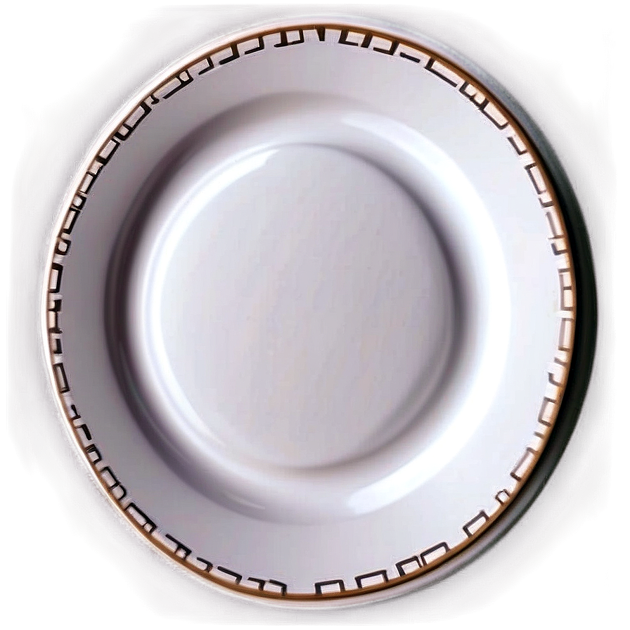 Modern White Plate Png 33 PNG