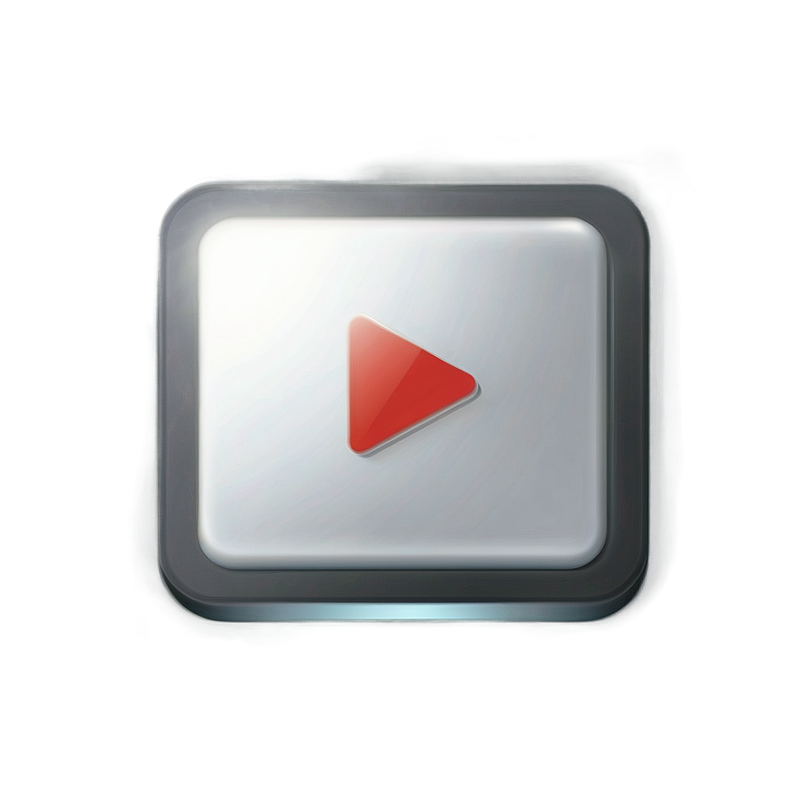 Modern White Play Button Png 78 PNG