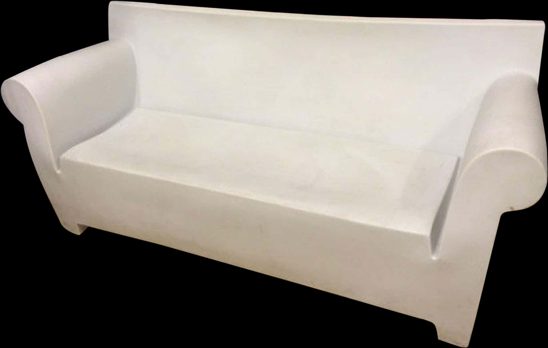 Modern White Sofa Design PNG