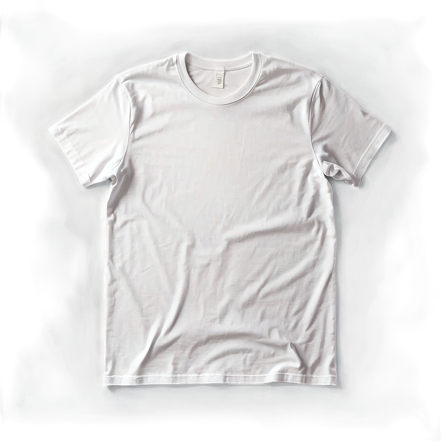 Modern White T-shirt Mockup Png 28 PNG