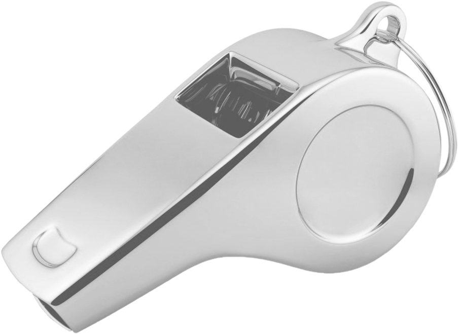 Modern White Whistle PNG