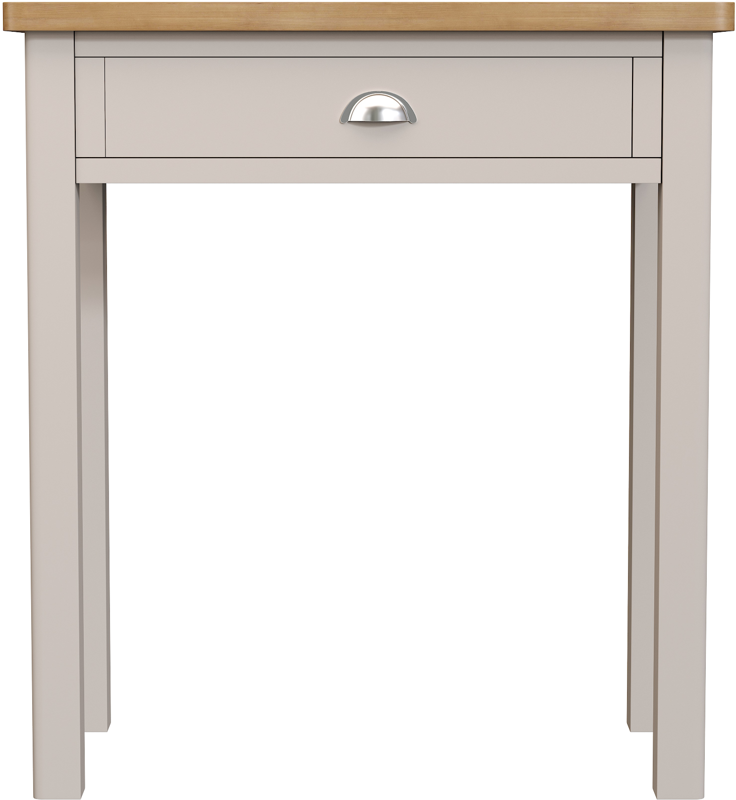 Modern Whiteand Wood Dressing Table PNG