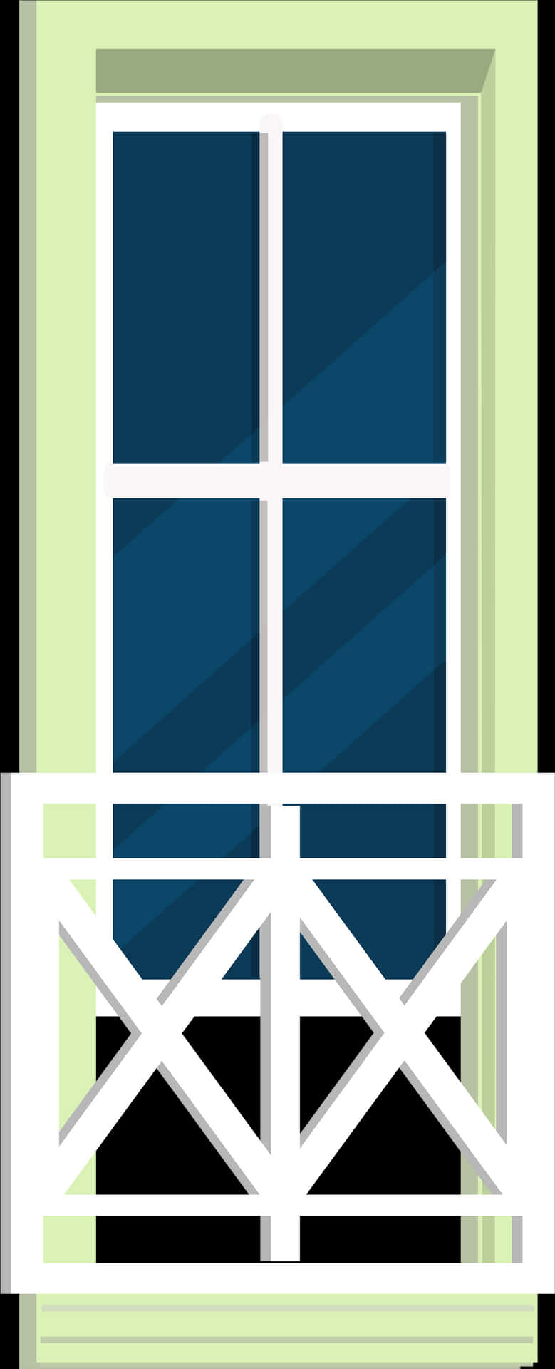 Modern Window Design Vector PNG