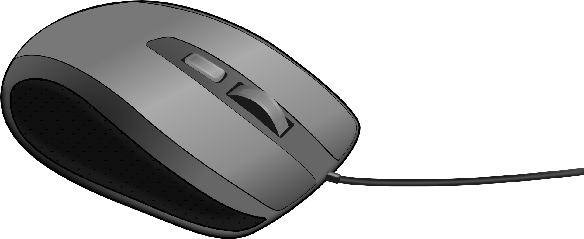 Modern Wired Computer Mouse PNG