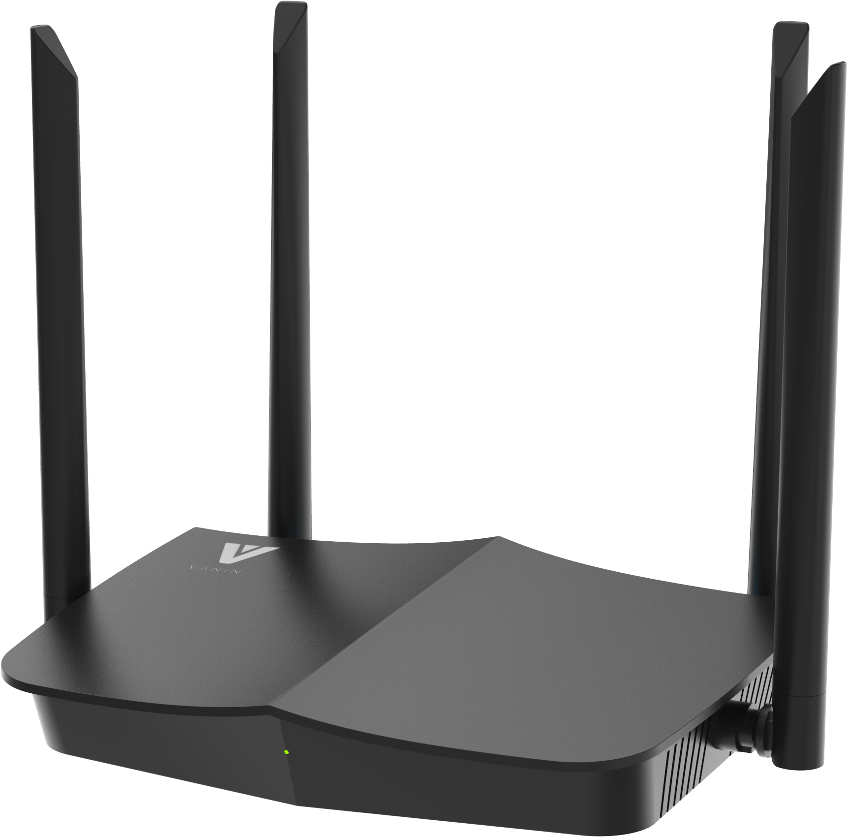 Modern Wireless Routerwith Antennas PNG