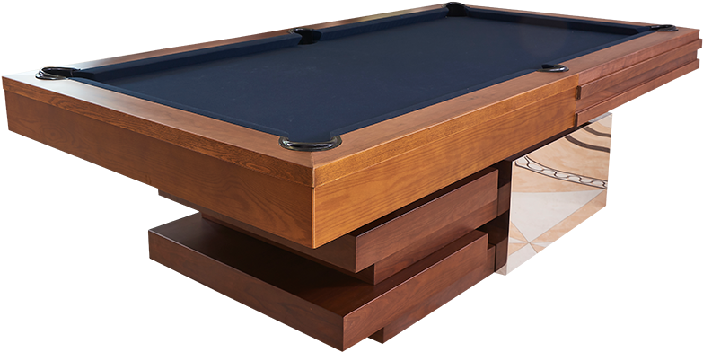 Modern Wooden Pool Table PNG
