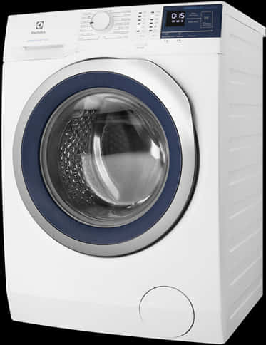 Modern_ Front_ Load_ Washing_ Machine PNG