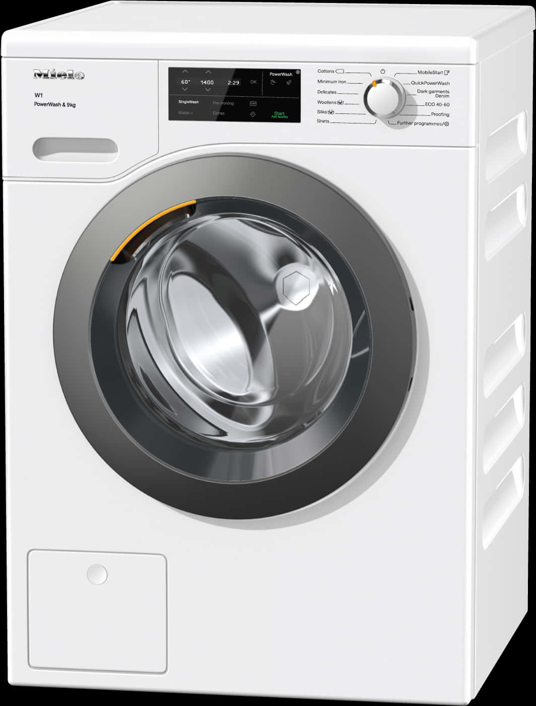 Modern_ Front_ Load_ Washing_ Machine PNG